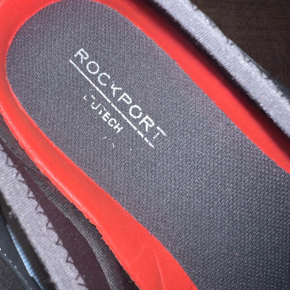 Rockport Blue and White Loafers Minimalist Slip-Ons - Picture 5 of 8